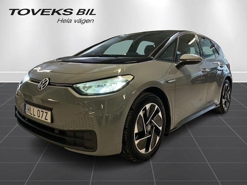 Begagnad VW ID.3 Pro Performance 150 kW (204 HK) 2022 Grå Halvkombi
