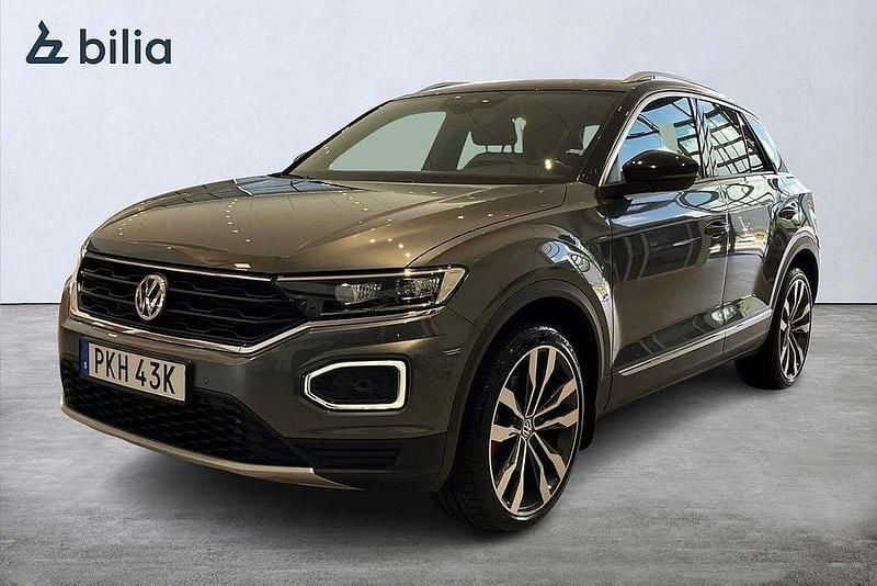 Grå Begagnad 2019 VW T-Roc GT SUV | 279 900 kr (Lite dyr) - Bild 1/3