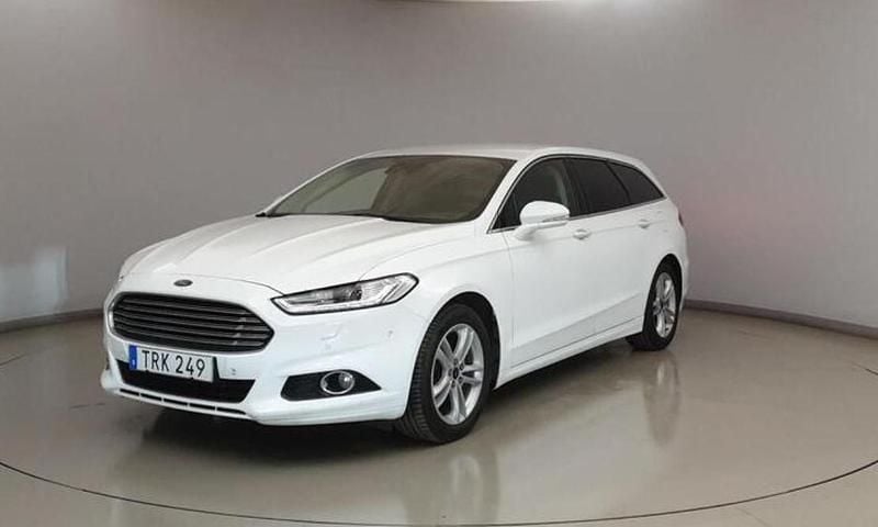 Vit Begagnad 2016 Ford Mondeo Business Edition Kombi | 109 900 kr (Bra pris) - Bild 1/4