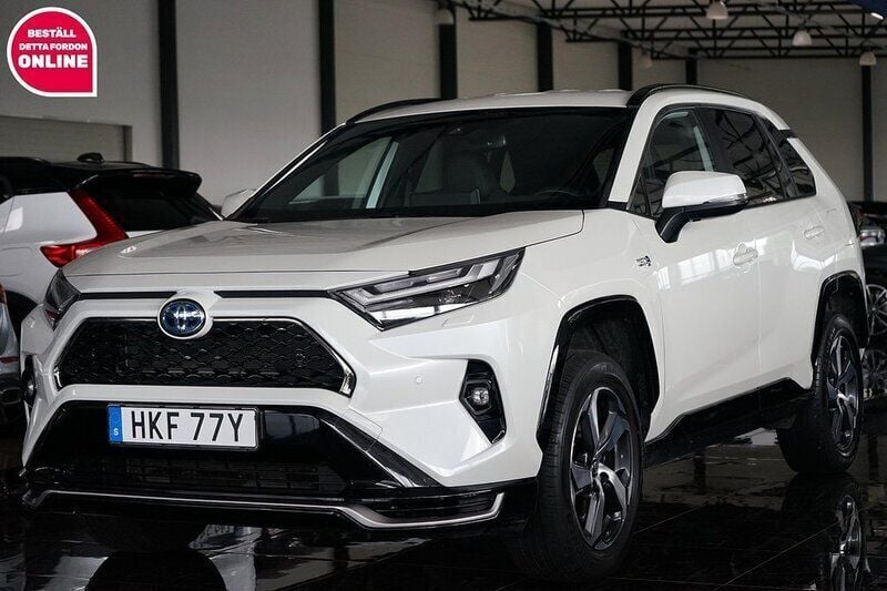 Vit Begagnad 2022 Toyota RAV4 Hybrid Edition SUV | 389 500 kr (Bra pris) - Bild 1/4