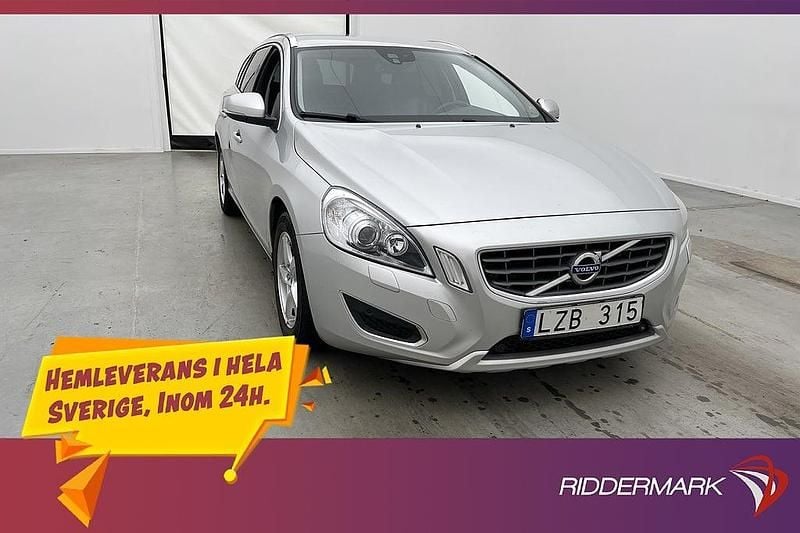Lgrå Begagnad 2011 Volvo V60 Summum Kombi | 109 800 kr (Marknadspris) - Bild 1/3