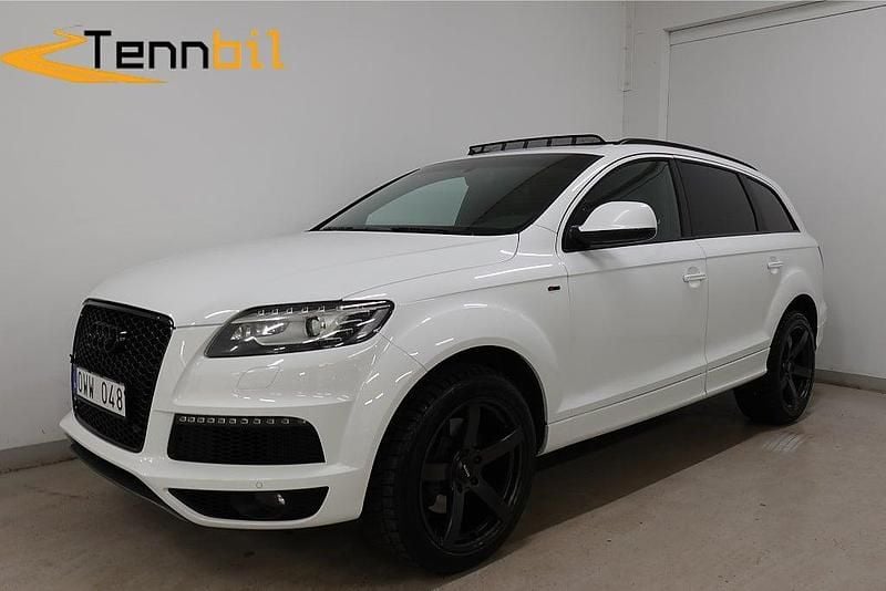 Vit Begagnad 2011 Audi Q7 S-Line SUV | 157 900 kr (Marknadspris) - Bild 1/4
