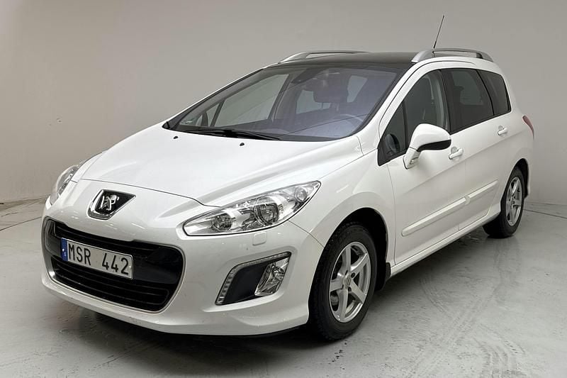 Vit Begagnad 2012 Peugeot 308 Kombi | 60 000 kr (Marknadspris) - Bild 1/4