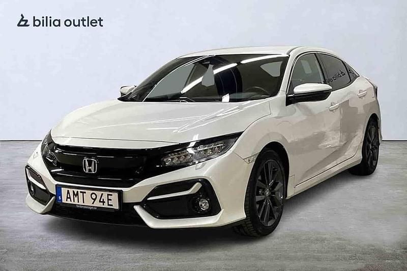 Vit Begagnad 2021 Honda Civic Halvkombi | 214 900 kr (Marknadspris) - Bild 1/1
