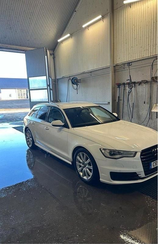 Vit Begagnad 2015 Audi A6 Kombi | 179 000 kr (Marknadspris) - Bild 1/4