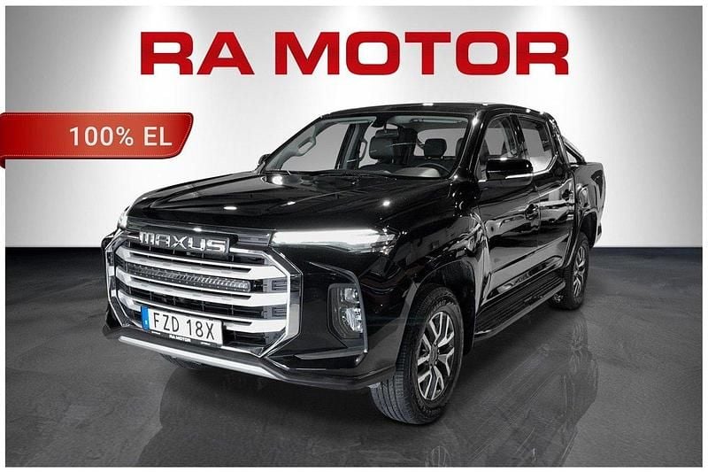 Svart Begagnad 2022 Maxus e-T90 Pickup | 349 900 kr - Bild 1/4