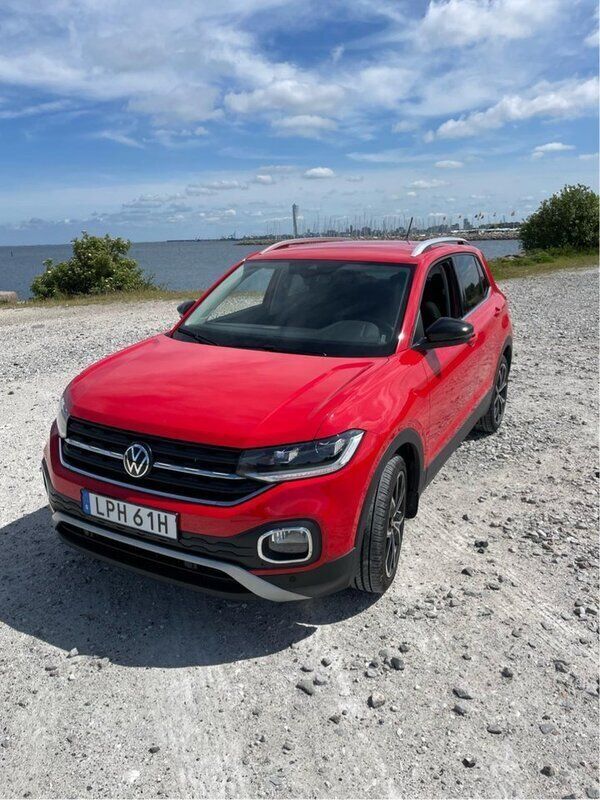 Röd Begagnad 2021 VW T-Cross GT SUV | 215 000 kr (Bra pris) - Bild 1/4