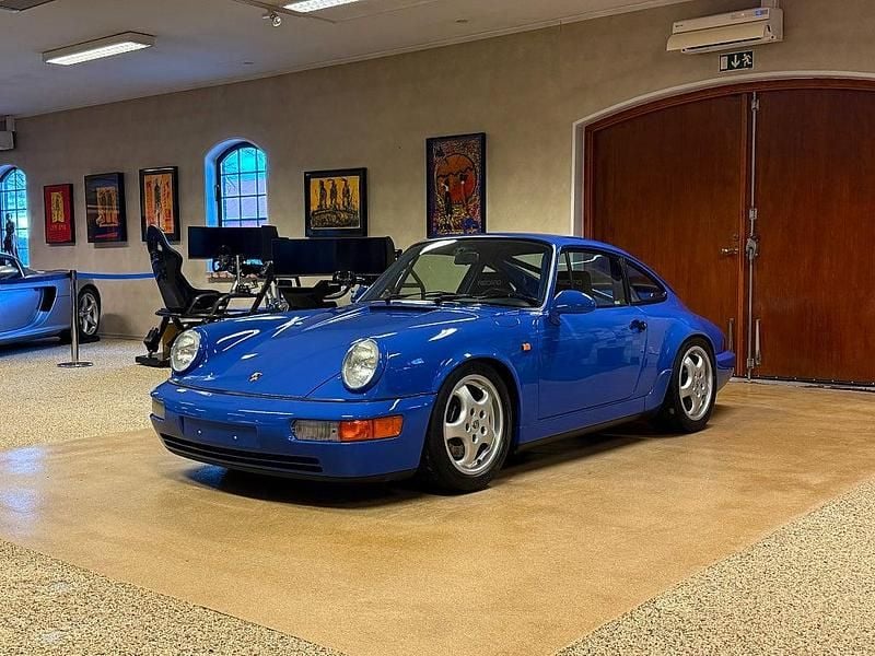 Blå Begagnad 1992 Porsche 911 Carrera RS Sportkupé | 2 995 000 kr - Bild 1/4