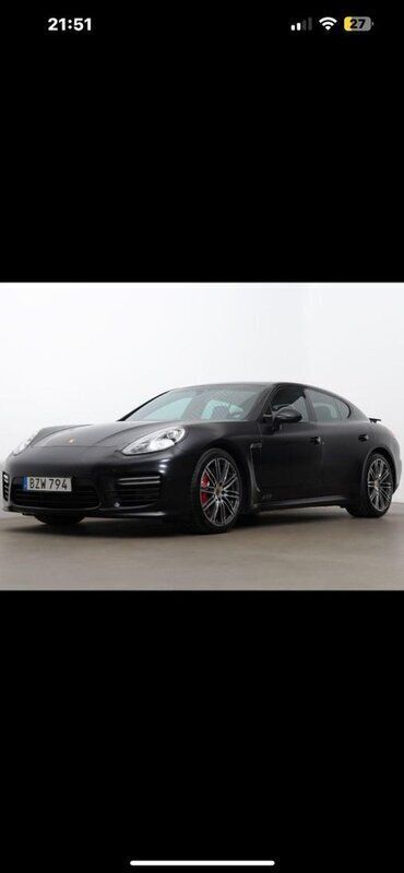 Svart Begagnad 2015 Porsche Panamera GTS Sedan | 550 000 kr - Bild 1/4