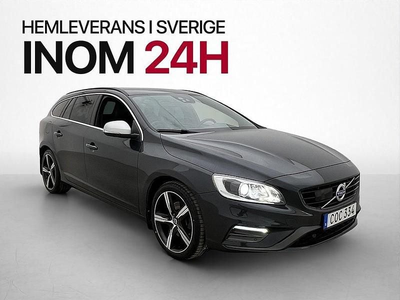 Begagnad Volvo V60 R-Design 190 HK (139 kW) 2018 Grå Kombi