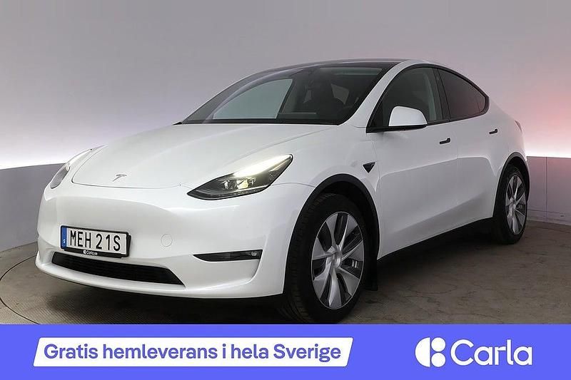 Begagnad Tesla Model Y Long Range AWD 378 kW (514 HK) 2023 Vit SUV