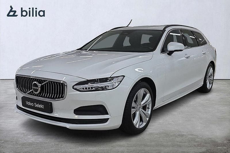 Vit Begagnad 2023 Volvo V90 Core Kombi | 379 000 kr (Bra pris) - Bild 1/3
