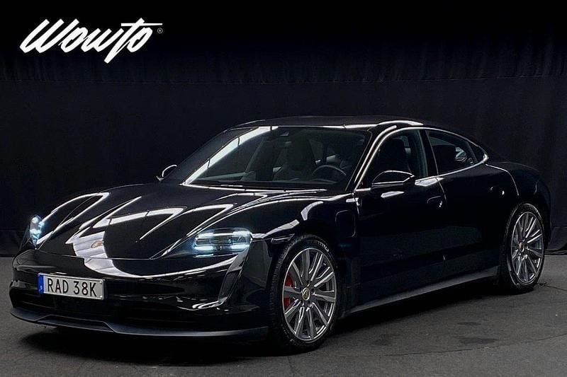 Svart Begagnad 2022 Porsche Taycan 4S Sport Sedan | 799 800 kr (Bra pris) - Bild 1/3