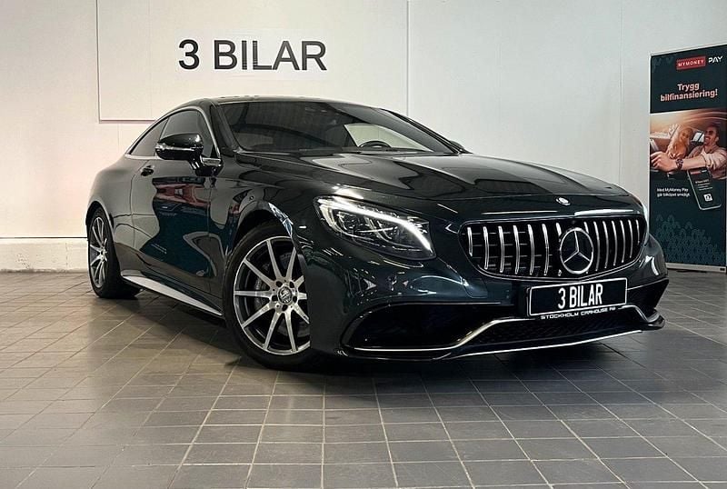 Svart Begagnad 2016 Mercedes S63 AMG AMG Sportkupé | 789 900 kr (Marknadspris) - Bild 1/4