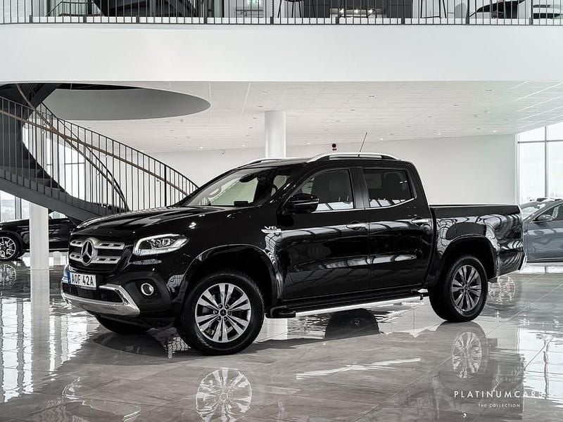 Svart Begagnad 2019 Mercedes X350 Pickup | 489 000 kr (Marknadspris) - Bild 1/4