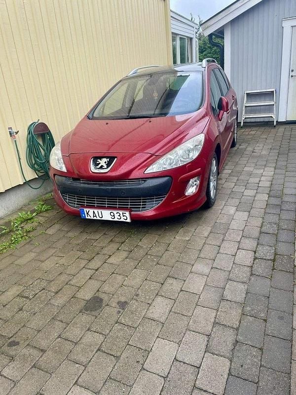 Röd Begagnad 2009 Peugeot 308 Kombi | 45 000 kr (Bra pris) - Bild 1/1