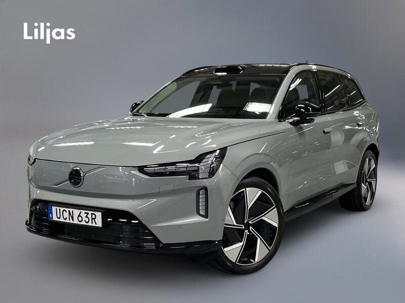 Grå Ny 2024 Volvo EX90 Performance SUV | 1 134 900 kr (Superpris) - Bild 1/4