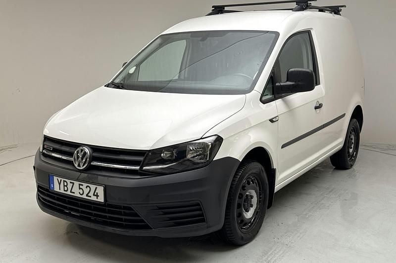 Vit Begagnad 2016 VW Caddy Minibuss | 179 000 kr (Bra pris) - Bild 1/4