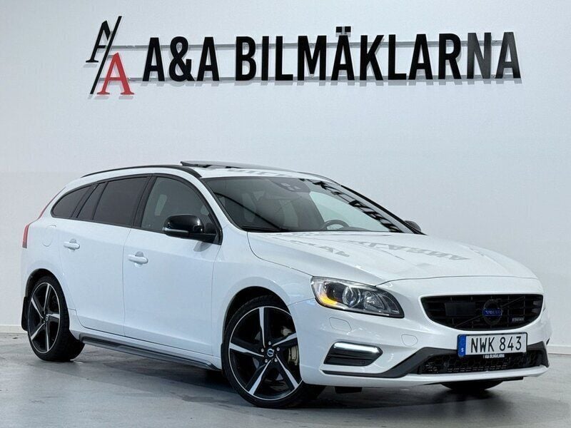 Vit Begagnad 2013 Volvo V60 R-Design Kombi | 179 900 kr (Dyr) - Bild 1/4