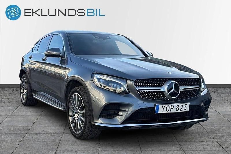Begagnad Mercedes GLC350 AMG 326 HK (239 kW) 2018 Grå Sportkupé
