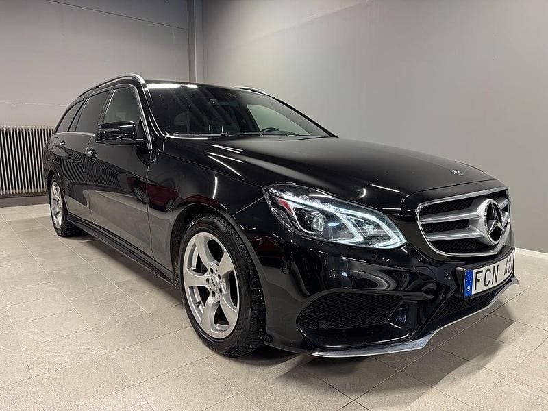 Begagnad Mercedes E220 AMG 170 HK (125 kW) 2013 Svart Kombi