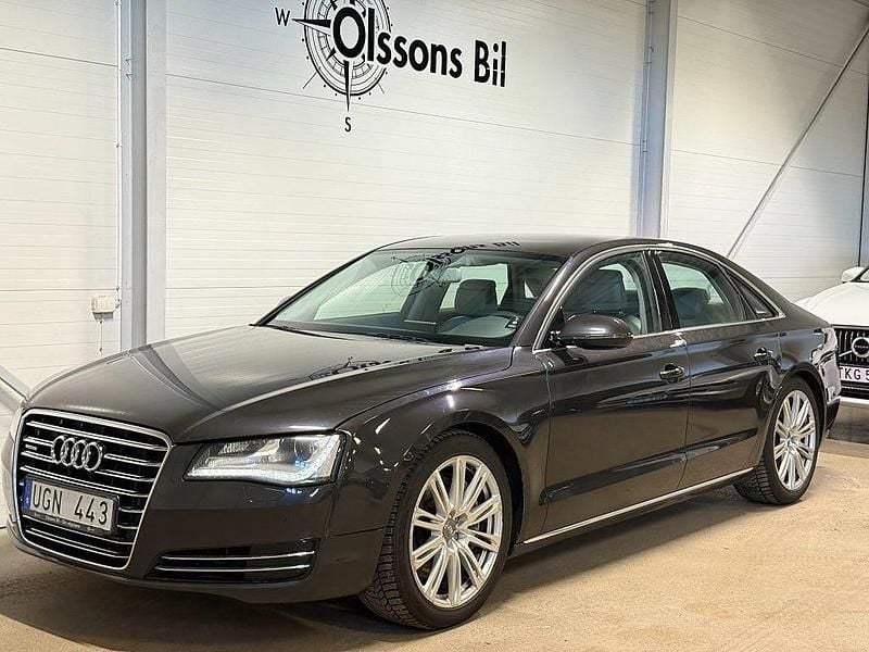 Begagnad Audi A8 373 HK (274 kW) 2010 Mörkgrå Sedan
