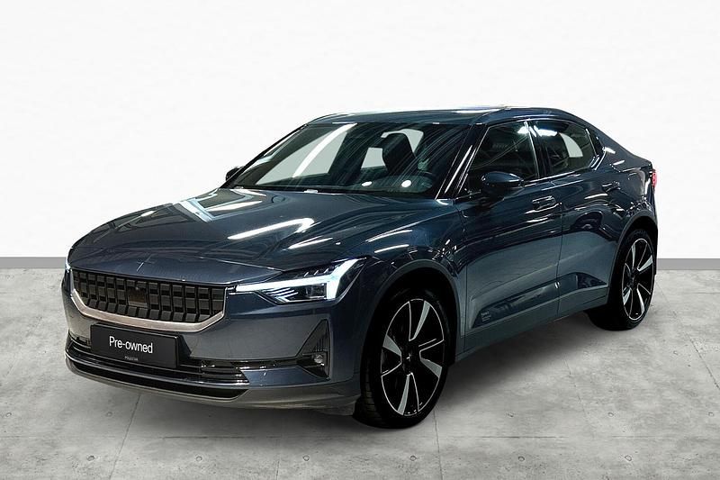 Begagnad Polestar 2 Long Range Single Motor 219 kW (299 HK) 2021 Blå Halvkombi