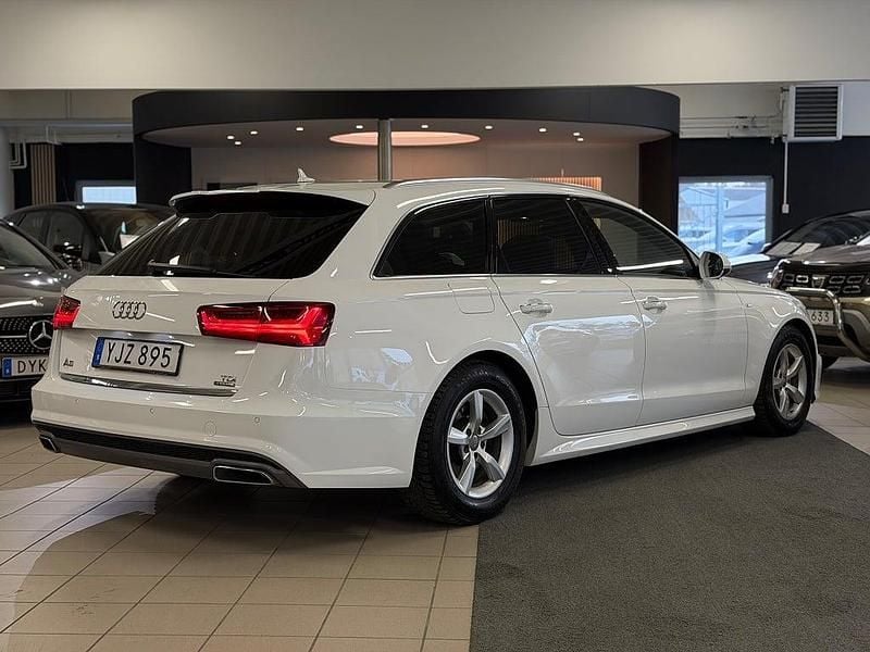 Begagnad Audi A6 S-Line 190 HK (139 kW) 2017 Vit Kombi