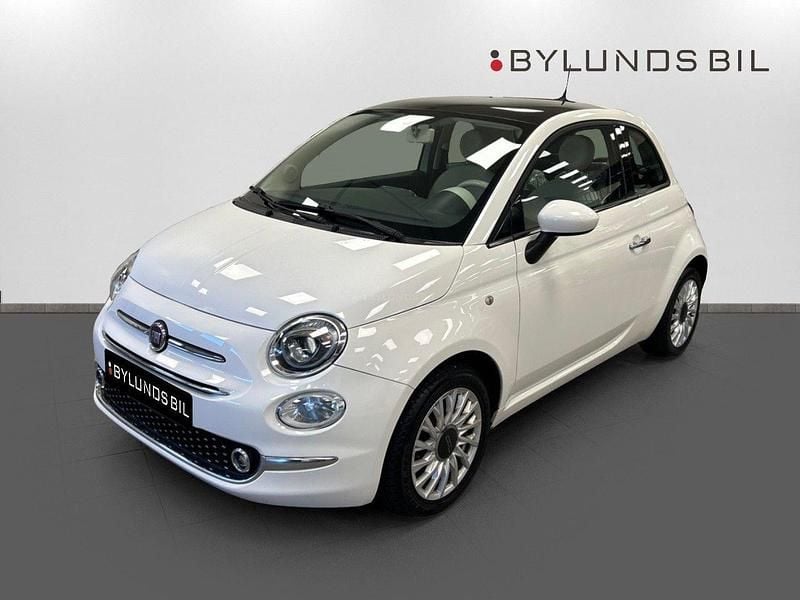 Vit Begagnad 2016 Fiat 500 Lounge Halvkombi | 84 900 kr (Marknadspris) - Bild 1/4