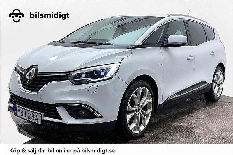 Vit Begagnad 2017 Renault Grand Scénic IV Bose Edition Minibuss | 159 900 kr (Marknadspris) - Bild 1/3