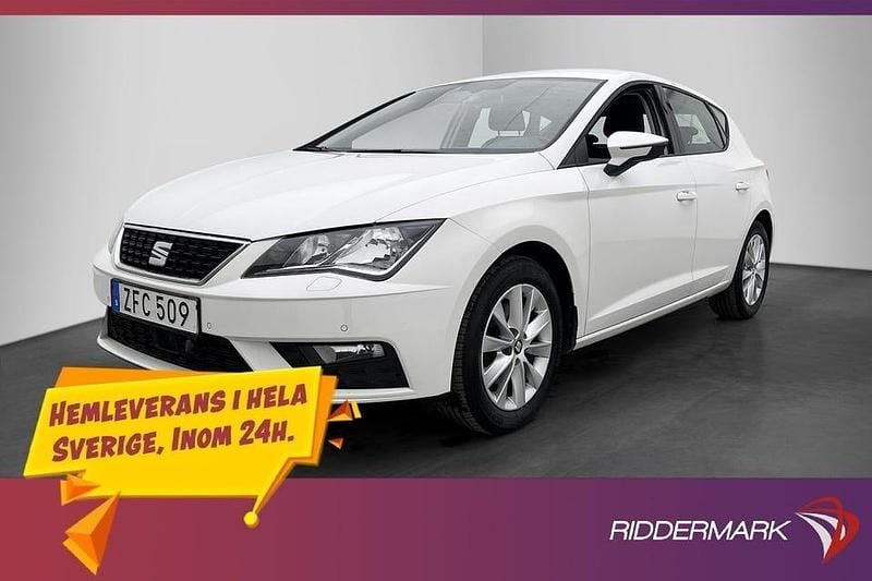 Begagnad Seat Leon Style 110 HK (80 kW) 2018 Vit Halvkombi
