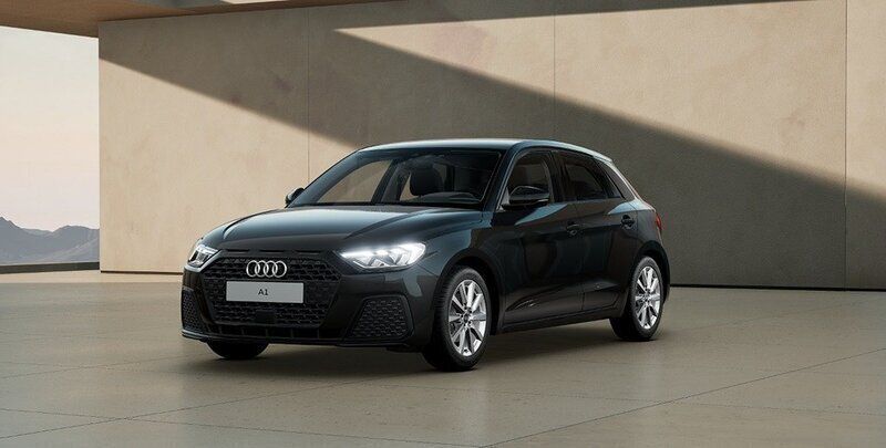 Svart Ny 2025 Audi A1 Sportback Proline Halvkombi | 301 200 kr (Marknadspris) - Bild 1/4