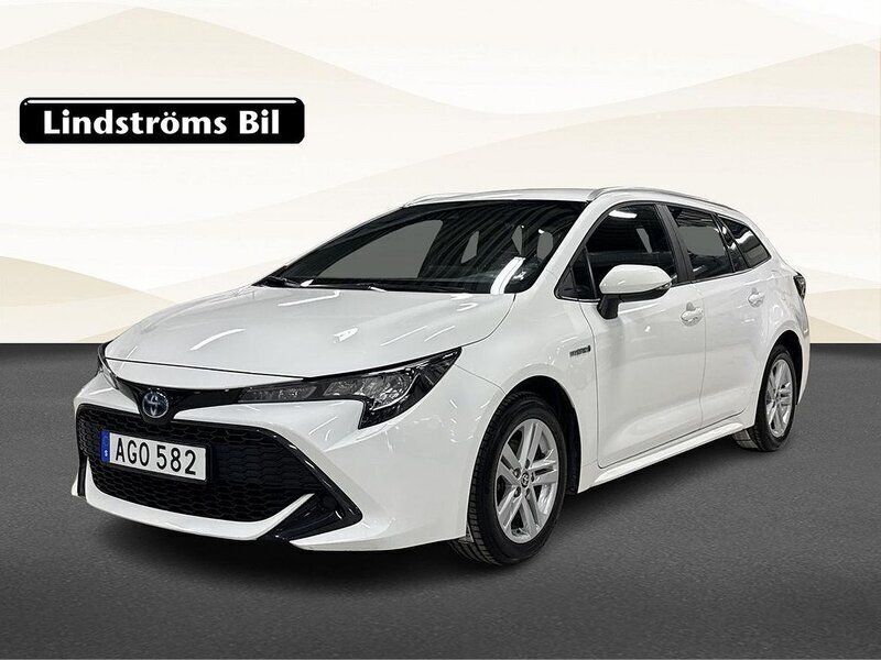Vit Begagnad 2020 Toyota Corolla Active Kombi | 234 900 kr (Marknadspris) - Bild 1/3