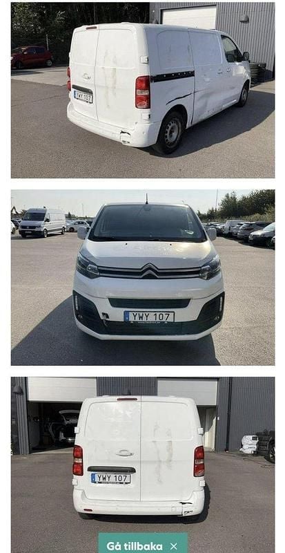 Vit Begagnad 2017 Citroën Jumpy Minibuss | 48 000 kr - Bild 1/3