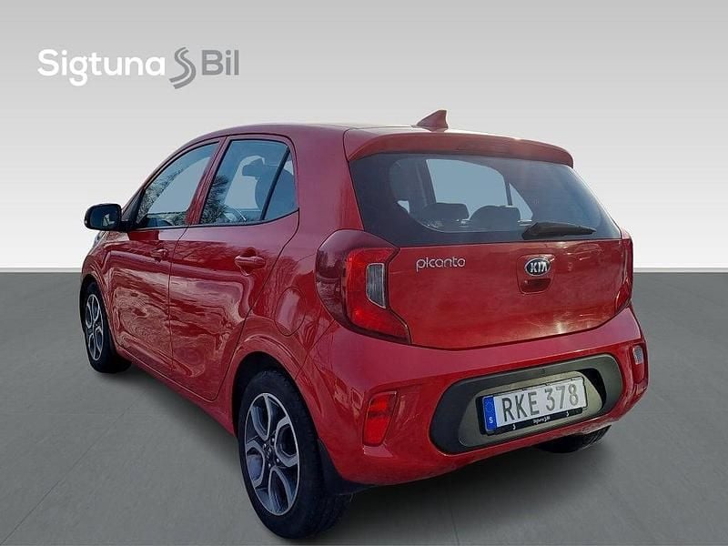 Begagnad Kia Picanto 84 HK (61 kW) 2018 Röd Halvkombi