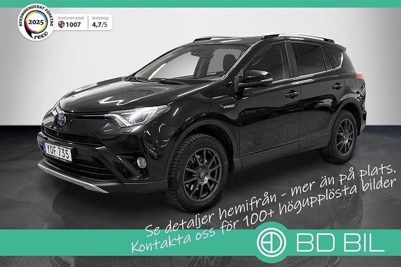 Svartmetallic Begagnad 2018 Toyota RAV4 Hybrid Executive SUV | 228 900 kr (Bra pris) - Bild 1/3