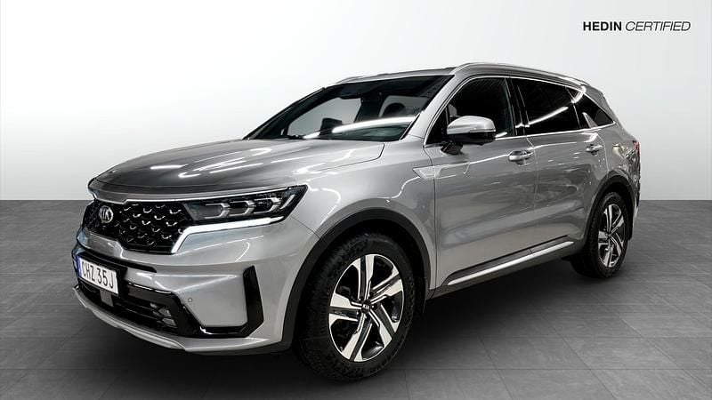 Grå (grey) Begagnad 2021 Kia Sorento Advance SUV | 389 900 kr (Bra pris) - Bild 1/4