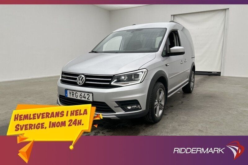 Silver Begagnad 2019 VW Caddy Minibuss | 219 800 kr (Lite dyr) - Bild 1/3