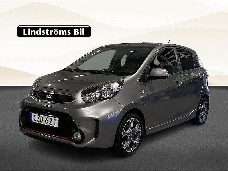 Grå Begagnad 2015 Kia Picanto Halvkombi | 69 900 kr (Marknadspris) - Bild 1/3