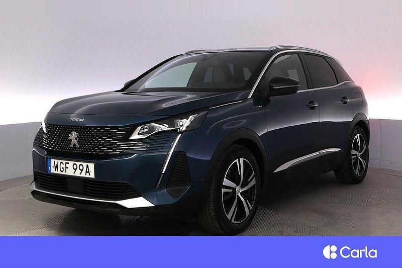 Blå Begagnad 2021 Peugeot 3008 GT SUV | 289 900 kr (Dyr) - Bild 1/4