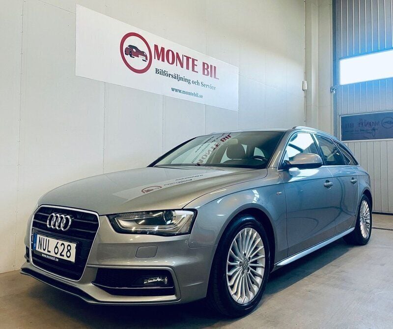 Grå Begagnad 2015 Audi A4 S-Line Kombi | 114 900 kr (Marknadspris) - Bild 1/4