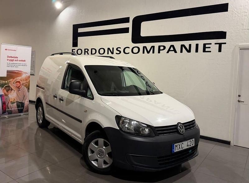 Vit Begagnad 2013 VW Caddy Minibuss | 74 900 kr (Marknadspris) - Bild 1/4