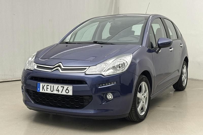 Blå Begagnad 2016 Citroën C3 Halvkombi | 75 900 kr (Bra pris) - Bild 1/4