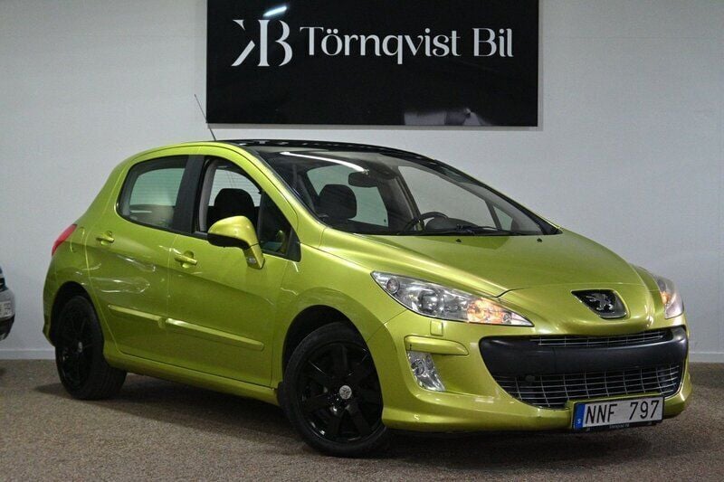 Gul Begagnad 2008 Peugeot 308 Halvkombi | 49 990 kr (Marknadspris) - Bild 1/4
