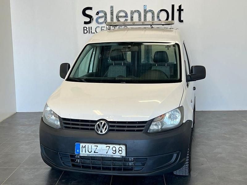 Vit Begagnad 2013 VW Caddy Minibuss | 59 900 kr (Marknadspris) - Bild 1/4