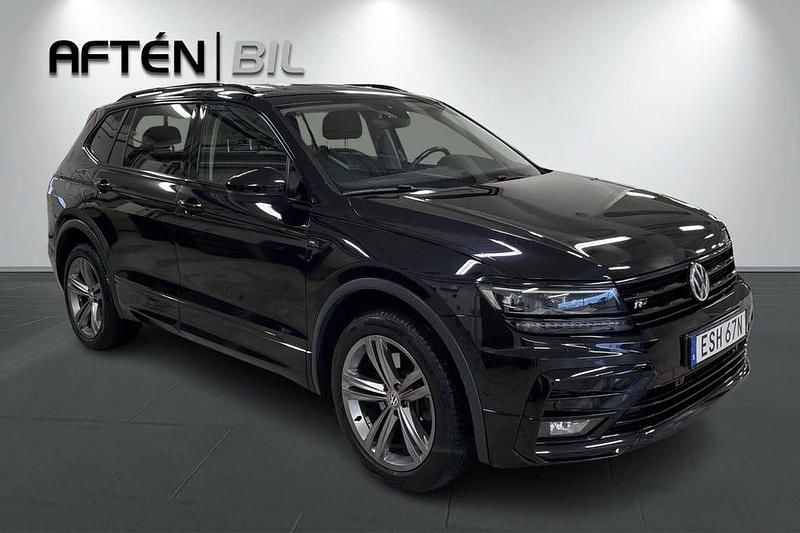 Begagnad VW Tiguan Allspace R-line 190 HK (139 kW) 2020 Svart SUV