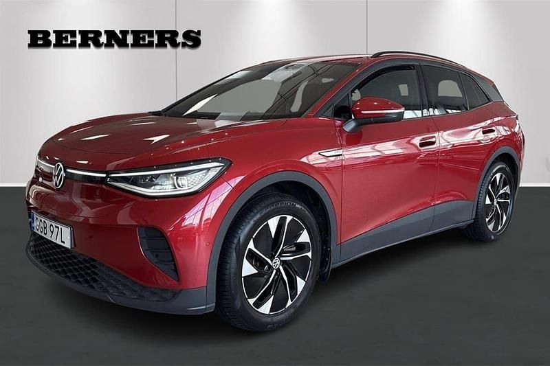 Röd Begagnad 2022 VW ID.4 Pro Performance SUV | 345 900 kr (Marknadspris) - Bild 1/4