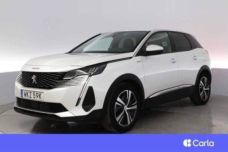 Vit Begagnad 2021 Peugeot 3008 Allure SUV | 238 900 kr (Superpris) - Bild 1/4