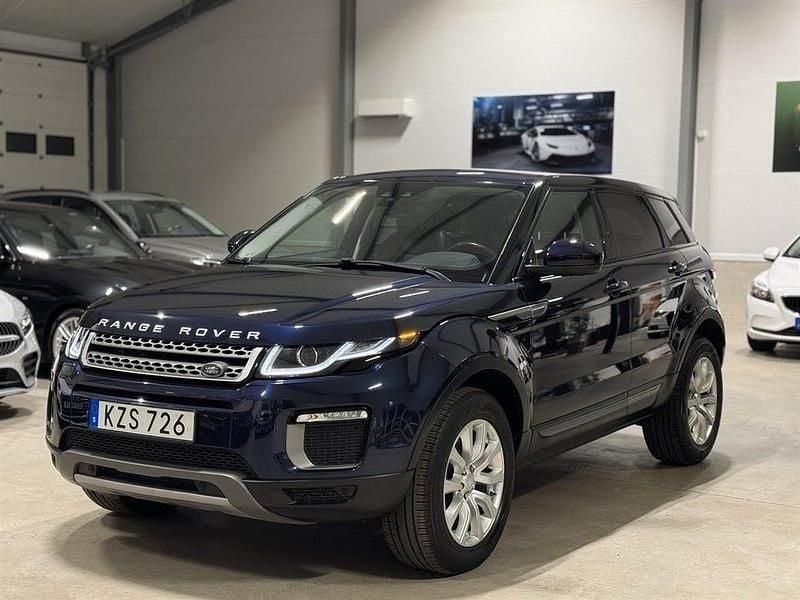 Blå Begagnad 2017 Land Rover Range Rover evoque SE SUV | 219 900 kr (Marknadspris) - Bild 1/4
