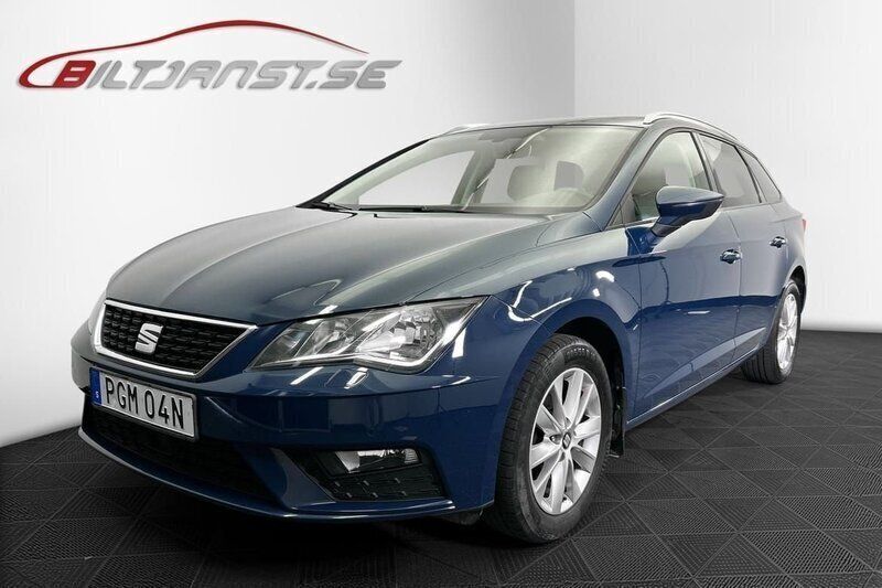 Blå Begagnad 2019 Seat Leon ST Kombi | 139 900 kr (Marknadspris) - Bild 1/4